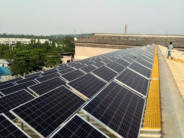 Rooftop Solar Installation by Prayosha Solar at Bhiwandi, Maharashtra