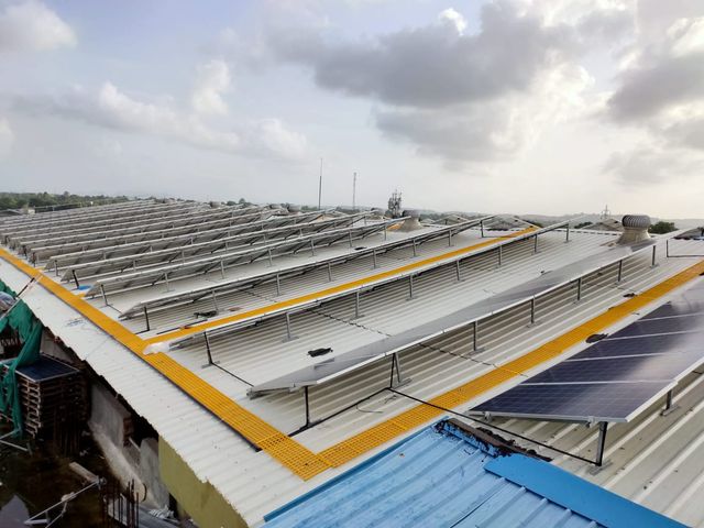Rooftop Solar Installation by Prayosha Solar at Halol, Gujarat
